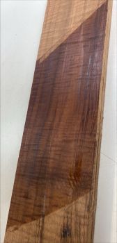 Neck Sycamore / European Maple, curly,  "Choco" , Guitar - Unique Piece #269